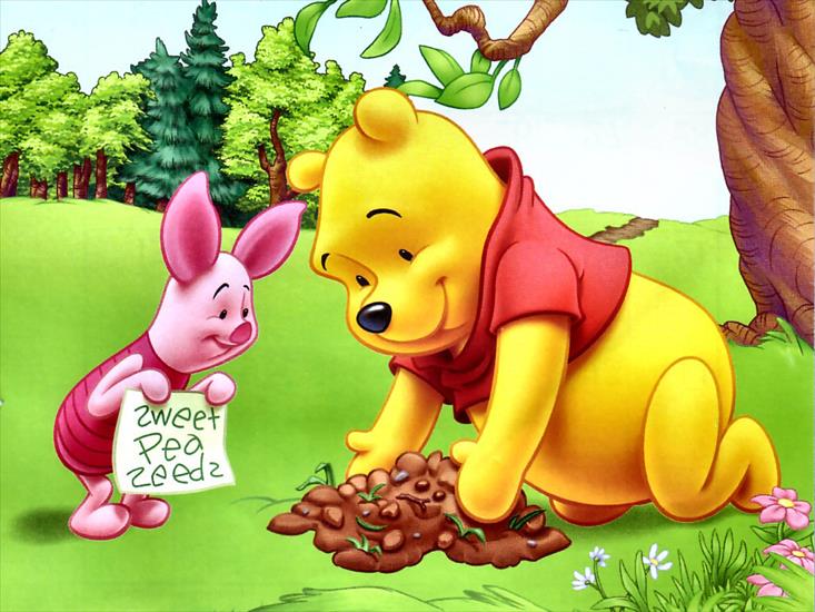 obrazki dla dzieci - Wallcate.com - Wallpapers Winnie the Pooh - Cartoon 84.jpg