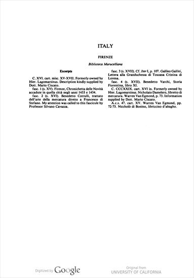 Iter Italicum a finding list of uncatalogued or incompletely catalogued ... - 0016.png